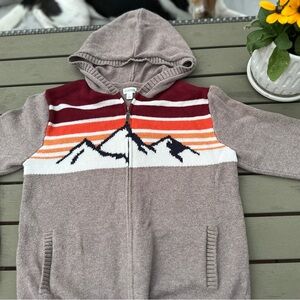 Gymboree Soft, Mountain Hoodie Sweater, size L
